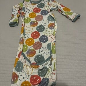 Little Sleepies Infant Gown - Positive Vibes (Limited Edition)